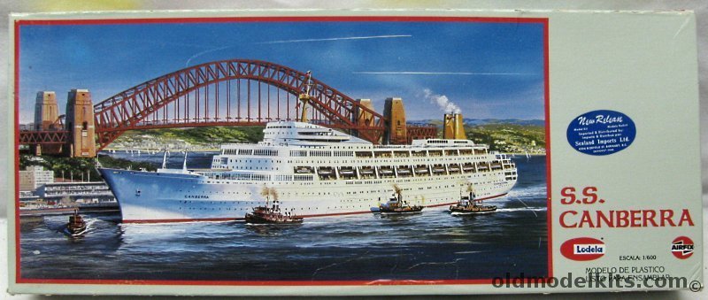 Airfix 1/600 SS Canberra Ocean Liner - Lodela Issue, RH-5201 plastic model kit